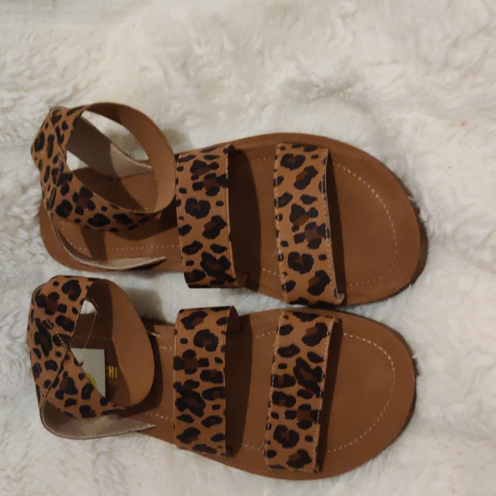 Leopard sandals